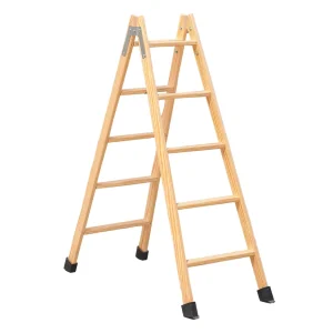 Escalera de tijera madera profesional Fibermad