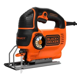 Caladora Black&Decker KS801SEK  550w 90mm tecnología autoselect con 2 hojas y maletín