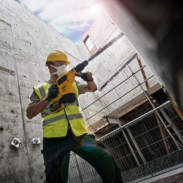 Martillo Flexvolt SDS-MAX Dewalt 54V 6,1J DCH481X2 con baterías 9Ah - Imagen 9
