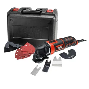 Multiherramienta oscilante Black + Decker MT300KA - 300 W con 11 accesorios y maletín