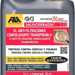 Garrafa Anti-Filtraciones Consolidante Transpirable 1L Fila SALVATERRAZZA