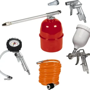 Kit de accesorios para compresor de aire 5 piezas Einhell 4132720