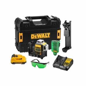 Nivel láser Verde 3 lineas 360º con batería 12V Max Dewalt DCE089D1G