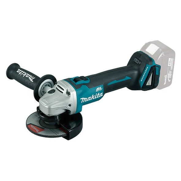 Miniamoladora 18V con 2 baterias 5Ah + Cargador + Maletín Makita DGA504RTJ - Imagen 5