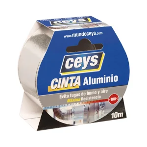 Rollo Cinta Aluminio Tackceys 10mX50mm Ceys