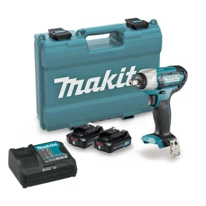 Llave de impacto 12Vmax CXT 1/2" con 2 baterías 2.0Ah y maletín Makita TW141DSAE