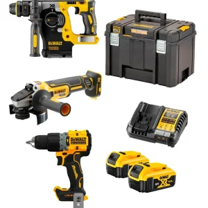 Kit 3 herramientas XR 18V + 2bat 5Ah + cargador + Caja TSTAK Dewalt DCK355P2T