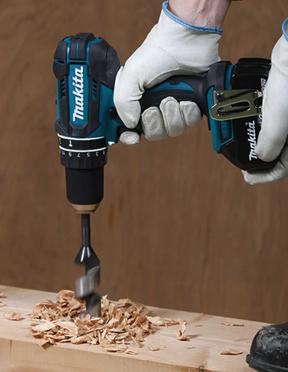 Kit Makita Taladro Percutor DHP482 + Mini-amoladora DGA504 + 2bat 5Ah + cargador + bolsa DLX2504BL2 - Imagen 4