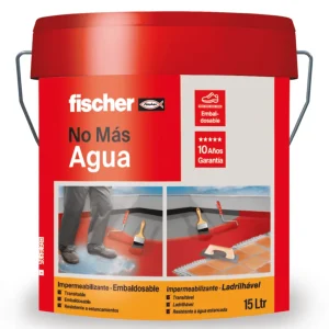 Bote Impermeabilizante Embaldosable No Mas Agua 15L Fischer