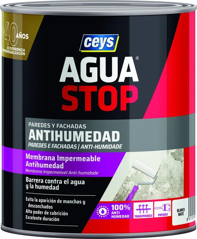 Bote Pintura Antihumedades Aguastop Ceys