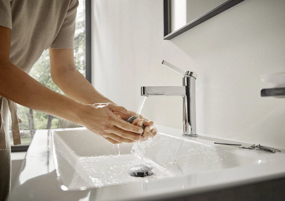 Grifo Lavabo Finoris 100 Cromo Hansgrohe 76010000 - Imagen 5
