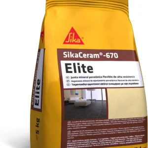 Pasta de Juntas mineral porcelánica Sika SikaCeram-670 Elite 5kg