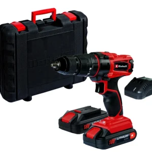 Taladro Impacto 18V Li-i con 2 baterias + cargador + maletín Einhell TC-CD 18-2