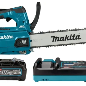 Motosierra 40Vmax XGT 35cm con bateria 4,0Ah y cargador Makita UC004GM101