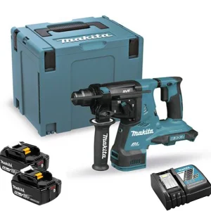 Martillo ligero BL 18Vx2 LXT 28mm con 2 bat. 5Ah y maletín Makita DHR280PT2J