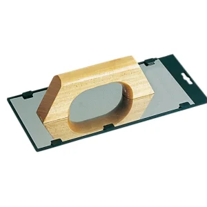 Llana de hoja de acero inoxidable mango de madera española 30x14cm Mondelin