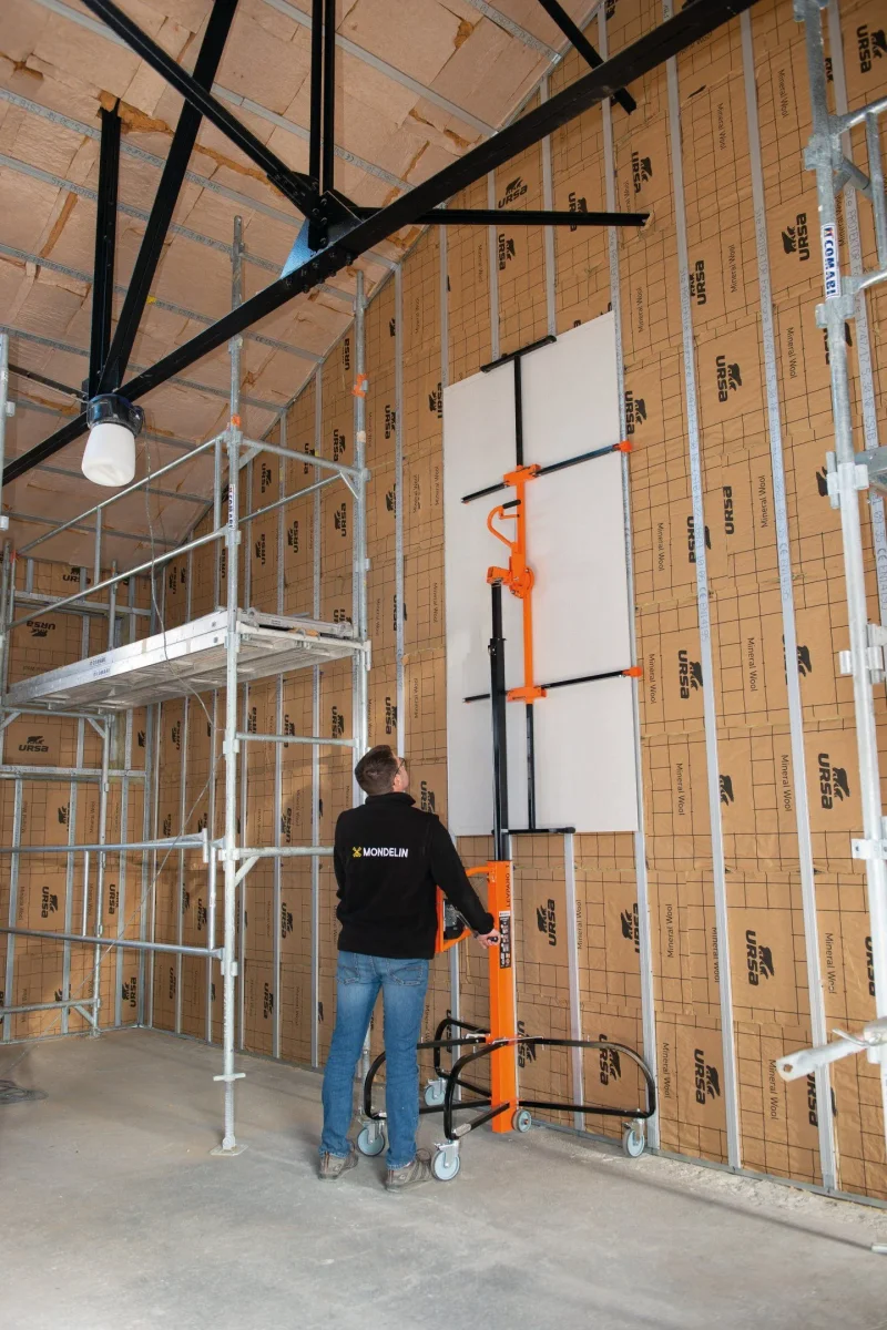 Elevador Levpano 4,5m con plataformas y extensión Mondelin - Imagen 7