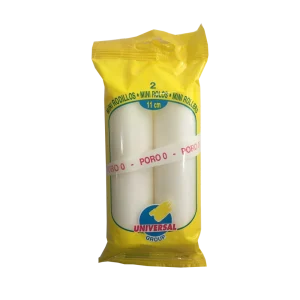 Pack Recambio 2 Mini Rodillos 11CM Poro Fino