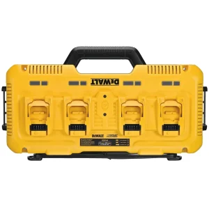 Cargador rápido de 4 puertos DeWalt DCB104 18V Li-ion XR