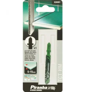 Hoja de TCT para Contornear Azulejos para Caladora (Fijación Bosch) Piranha X26061