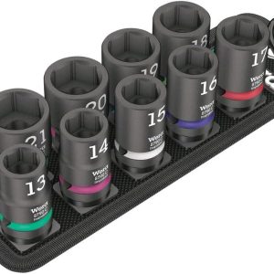 Juego de 9 llaves de vaso de arrastre 1/2" Belt C Impaktor 1 Wera 004580