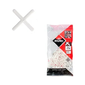 Crucetas para juntas 2mm bolsa 300ud Rubi 02901