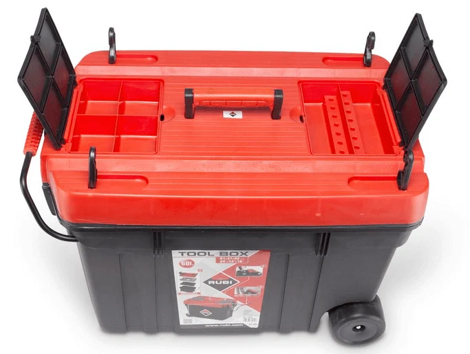 Caja de herramientas de plástico 60L Rubi 71954 - Imagen 9