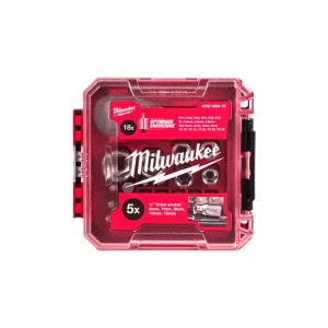 Juego 25pcs carraca 1/4" y puntas Milwaukee 4932499470