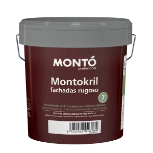 Pintura texturizada para fachadas Montokril Rugoso