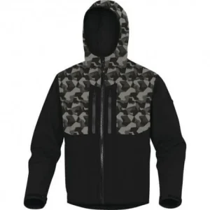 Chaqueta Softshell Horten2 Camuflaje Negra Delta Plus
