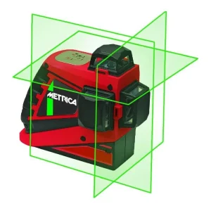Nivel Láser Autonivelante 3 lineas 360º color verde Metrica 3D Pro