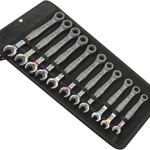Juego de 11 llaves combinadas con carraca 6000 Joker Wera 020013