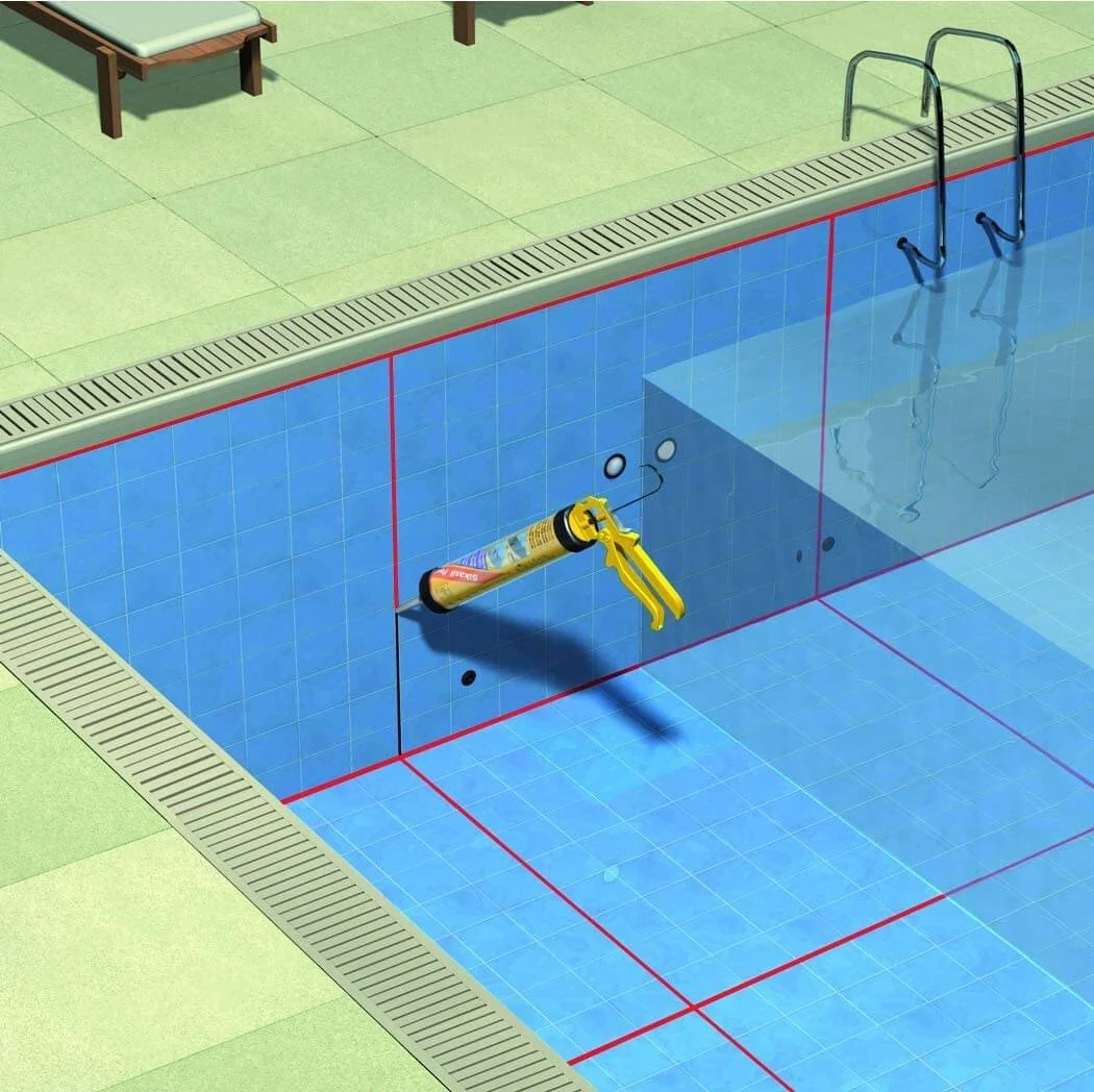 Cartucho sellador para Piscinas 300ml Transparente Sikasil Pool Sika - Imagen 7