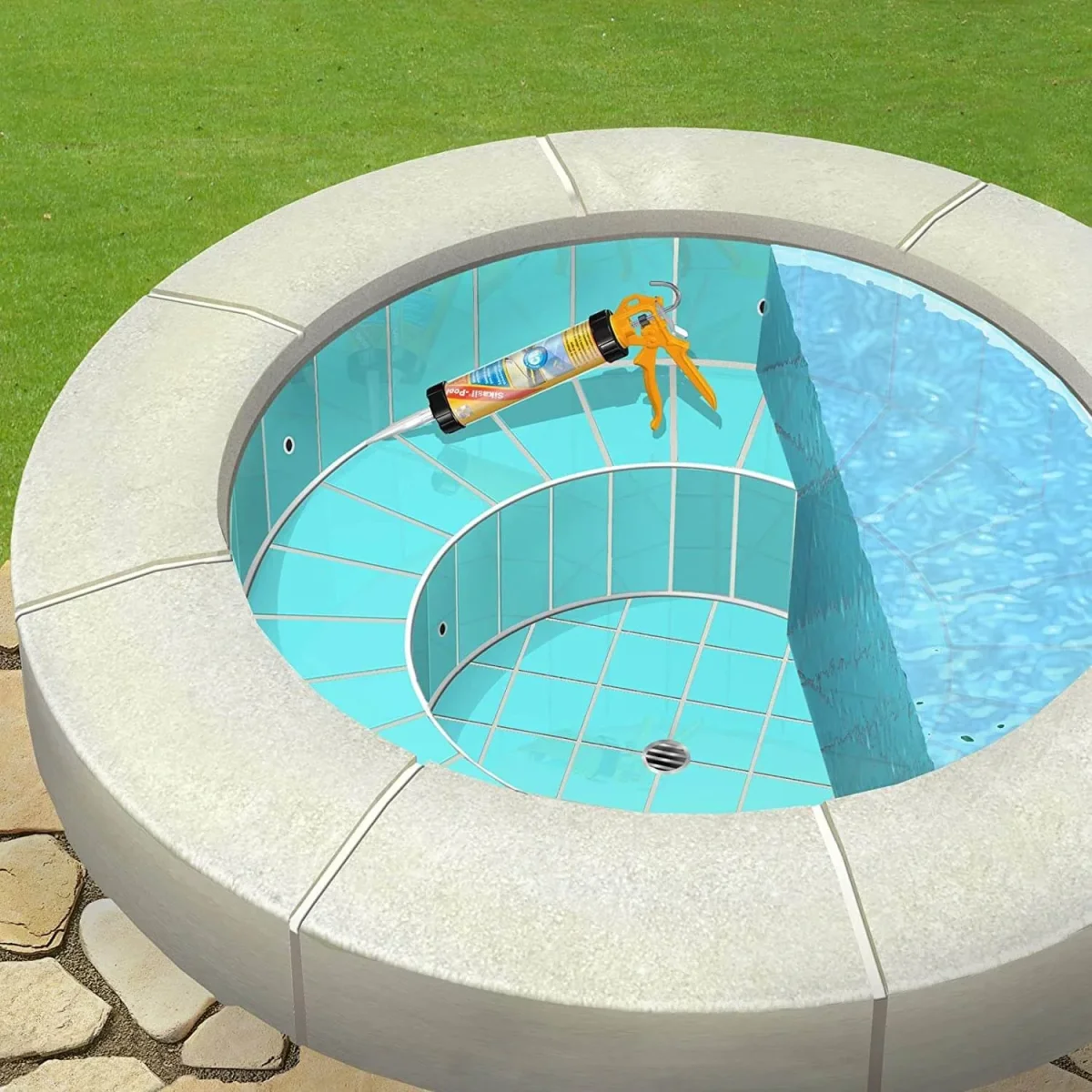 Cartucho sellador para Piscinas 300ml Transparente Sikasil Pool Sika - Imagen 5
