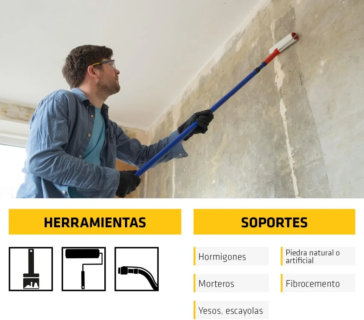 Resina de unión Imprimación de adherencia para morteros y yesos Sika Top 50 - Imagen 9