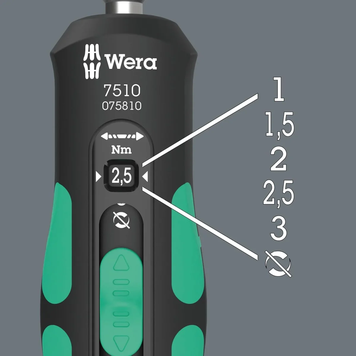 Juego de herramientas de 14 piezas para plaquitas de torneado Safe-Torque Speed Wera 7510/14 - Imagen 4