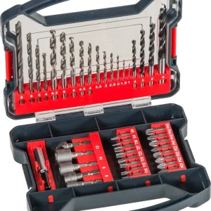 Juego de puntas y brocas para metal, madera y piedra 41pcs KWB 49109104