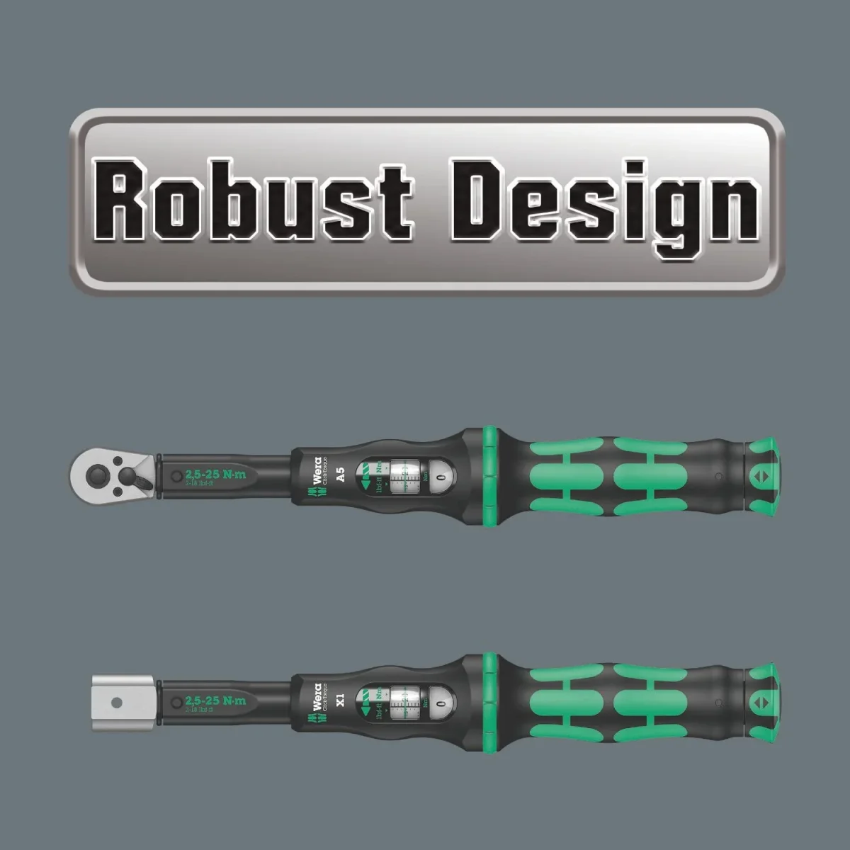 Llave dinamométrica con carraca reversible 2,5-25Nm Wera Click-Torque A 5 ref.075604 - Imagen 7