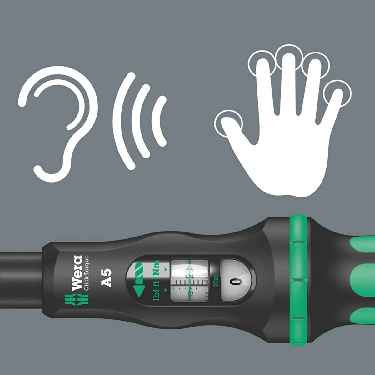 Llave dinamométrica con carraca reversible 2,5-25Nm Wera Click-Torque A 5 ref.075604 - Imagen 9