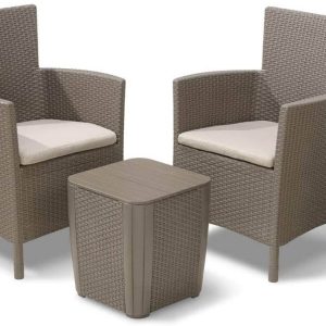 Set de muebles para terraza o balcón 3 piezas Iowa Balcony Keter