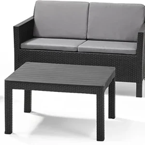 Set de muebles para jardín 4 plazas Chicago Keter