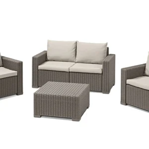 Set de muebles de jardín California 4 piezas marca Curver