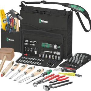 Juego de herramientas para trabajos en Madera 134 piezas Wera 134011