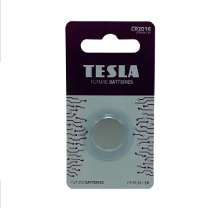 Blister 1 pila de Botón 3V Tesla CR2016