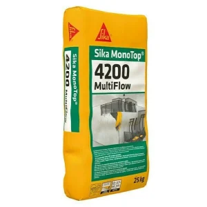 Saco Mortero de Reparación Estructural con Consistencia variable Sika MonoTop-4200 Multiflow