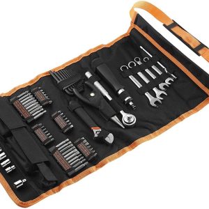 Rollo de nylon con 76 Accesorios para automóvil A7063 Black+Decker