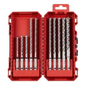 Estuche brocas SDS-PLUS MX4 10uds Milwaukee