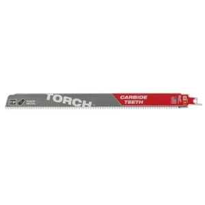 Hojas Sierra Sable Metal Heavy Duty TCT Torch Carbide 300x8mm 5uds Milwaukee