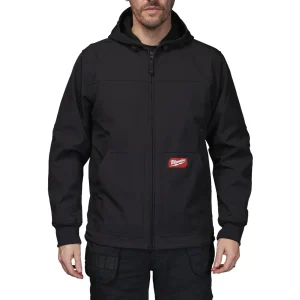 Chaqueta con capucha FREEFLEX Softshell Negra Milwaukee SJ BL