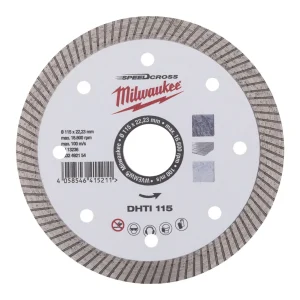 Disco diamante Speedcross DHTi Continuo 115mm Milwaukee
